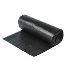Plastic Customized PLA Biodegradable Trash Bags Black Color On Roll