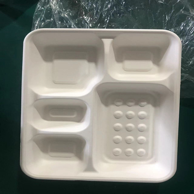 Weiße PVA Wasser abbaubare Lunchbox, maßgeschneidert und umweltfreundlich