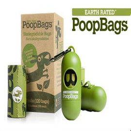 Biologisch abbaubare Haustier-Abfall-Taschen mit Zufuhr, Heck-Taschen Winkels des Leistungshebels kompostierbare Hunde