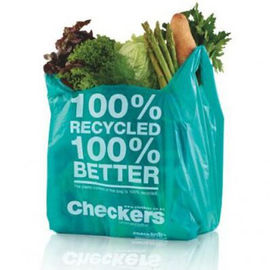 100% biologisch abbaubare Einkaufstaschen, T-Shirt kompostierbare Einkaufstüten