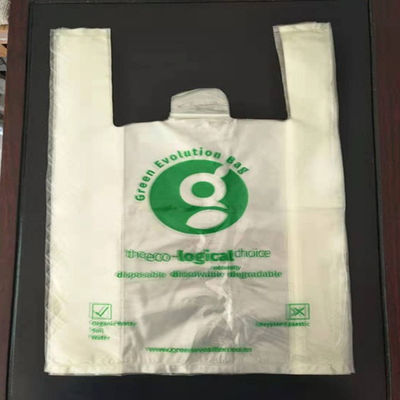Umweltfreundliche PVA Einkaufstasche-fertigte wasserlösliche T-Shirt Tasche des freies Beispielbesonders an
