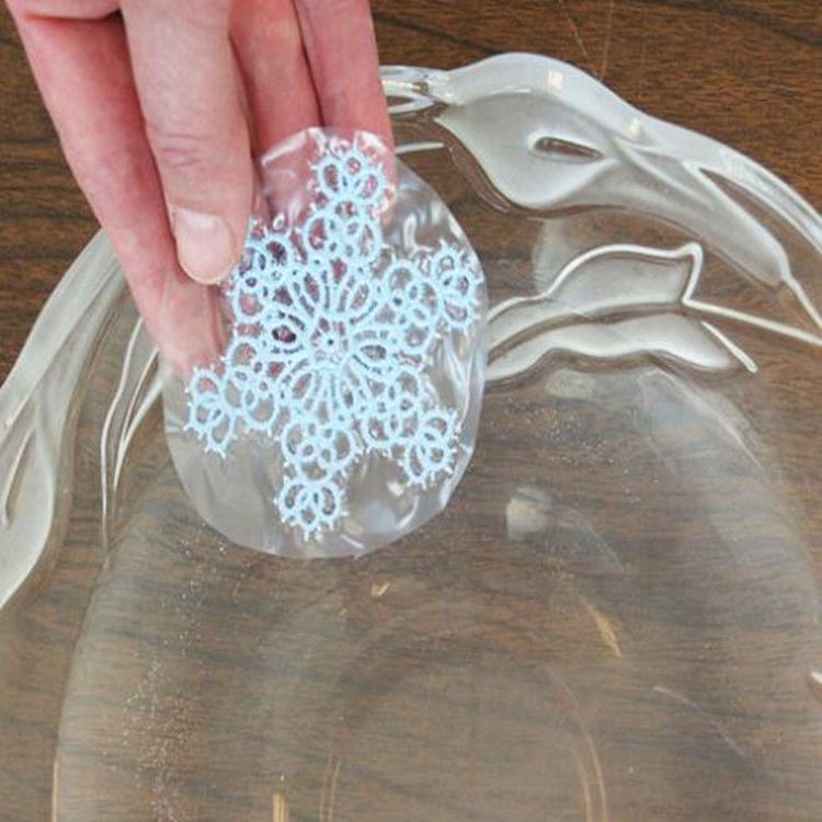 Lot De 5 Feuilles De Stabilisateur Soluble à L'eau Pour Broderie - 22x20 Cm, Transparent, Neuf