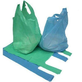 Kompostierbare PlastikEinkaufstaschen, Gewohnheit druckten Verpackent-shirt Tasche