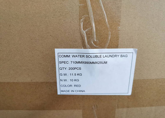 65°C PVA wasserlöslicher Beutel für medizinische Zwecke Krankenhaus lösliche Wäsche und Biohazard-Beutel zur Infektionsbekämpfung