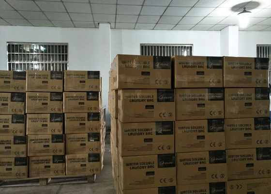 Wasserlösliche Waschbeutel - 25 Stück pro Rolle, 8 Rollen pro Koffer